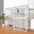 Cat Cage Indoor Home Cat Villa Super Large Free Space Cattery Exclusive For Cats Cat Nest Three-layer Double Layer Cat House Meifu Market