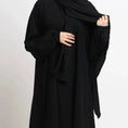 long sleeve abaya dress | plus size modest wear | cotton blend robe dress | ultrasonic cleaning