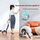 Automatic Litter Box Cat Toilet Smart Pooper Scooper - side view (pattern: check)