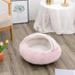 2 In 1 Dog And Cat Bed Pet Winter Bed Round Plush Warm Bed House Soft Long Plush Pets Bed Pet Products Meifu Market