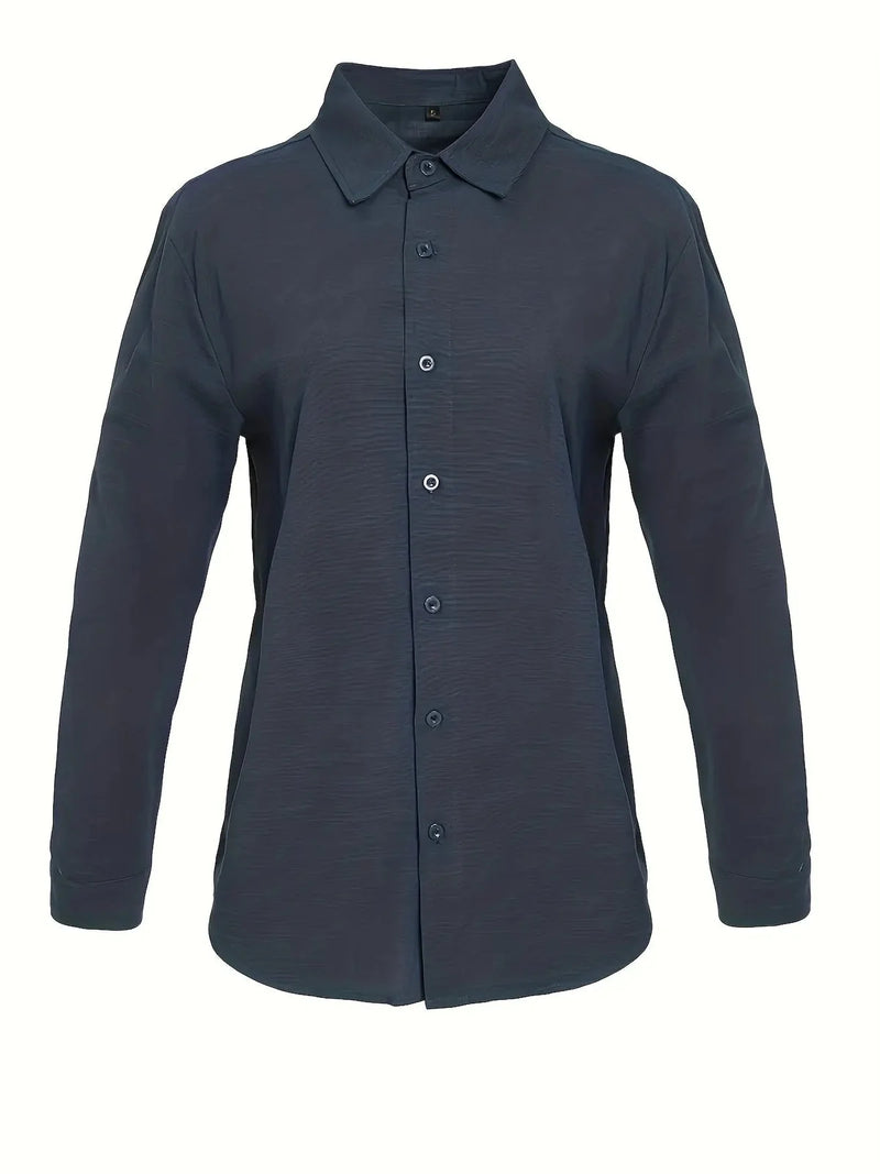 stretch-cotton fabric | slim-fit long sleeve shirt | casual friday attire | ultrasonic cleaning