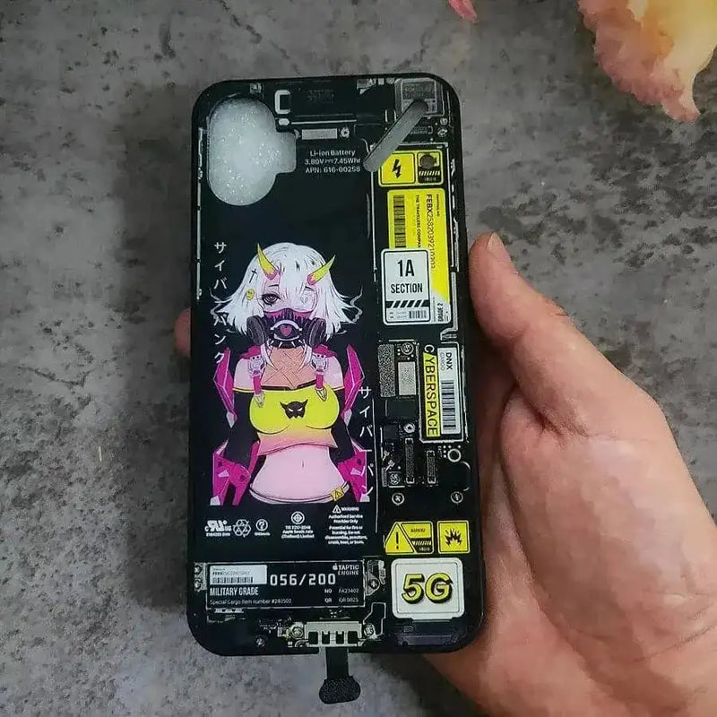 led back cover case | tempered glass protection | wireless charging compatible | ultrasonic cleaning