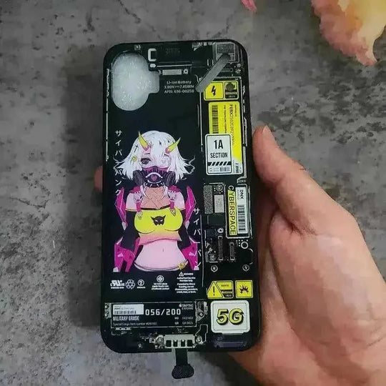 led back cover case | tempered glass protection | wireless charging compatible | energy saving