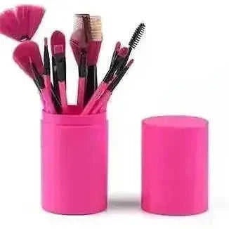 12pcs Professional Makeup Brush Set - Blush Eyeshadow Highlighter Brushes