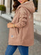Winter Fleece Hooded Jacket Fashion Casual Zip-up Pockets Long Sweatshirt Warm Commuter Women's Clothing Meifu Market