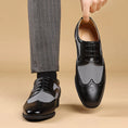 Imitation Houndstooth Men's Shoes Casual Leather Shoes Meifu Market