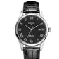 slim profile unisex timepiece | stainless steel case construction | business casual accessory | ultrasonic cleaning
