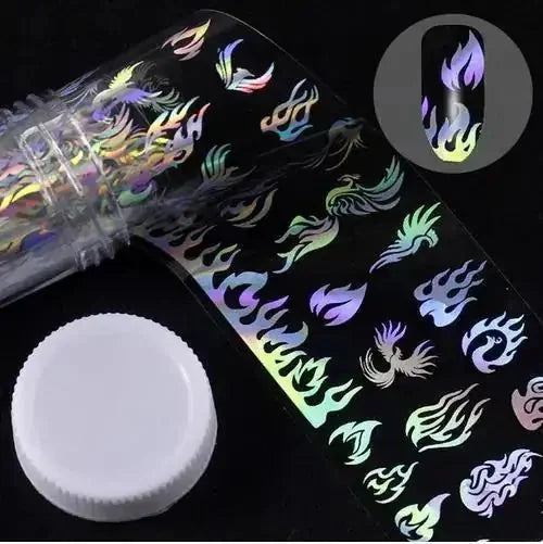 nail art stickers waterproof | gel nail wraps long lasting | salon quality nail decals | ultrasonic cleaning