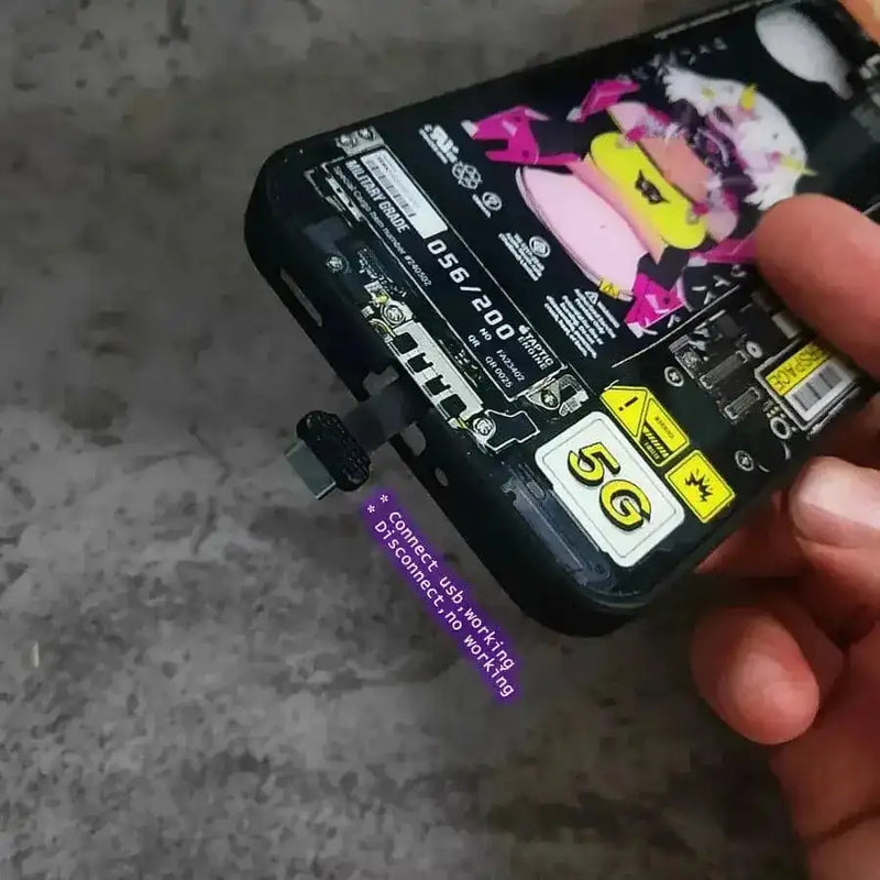 led back cover case | tempered glass protection | wireless charging compatible | energy saving