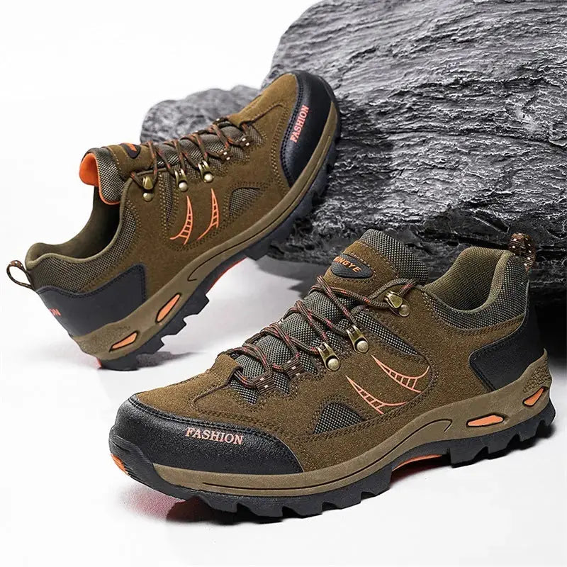 Hiking Shoes Low-top Outdoor Non-slip Velvet Men's Hiking Shoes Meifu Market