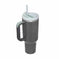 oz insulated tumbler with straw | stainless steel vacuum insulation | large capacity coffee mug | ultrasonic cleaning