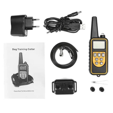 Dog Training Collar - 800m Remote Control Anti-Bark Rechargeable