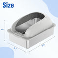 Stainless Steel Cat Litter Box With Lid, Large Cat Litter Box For Big Cats, Scoop And Mat Included Meifu Market