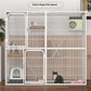 Cat Cage Indoor Home Cat Villa Super Large Free Space Cattery Exclusive For Cats Cat Nest Three-layer Double Layer Cat House Meifu Market