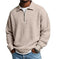 Mens Half-Zip Collared Polo Shirt Top Navy Blue - available style options