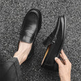 Casual Leather Shoes Men's Soft Bottom Slip-on Meifu Market