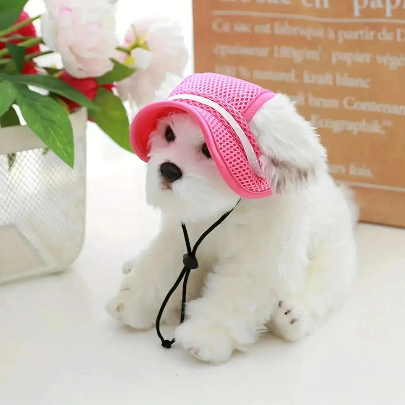 adjustable pet sun hat | uv protection for dogs | sun hat for cats | energy saving