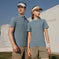Dot Jacquard Quick-Dry Polo — Men's Slim Fit Sport Shirt