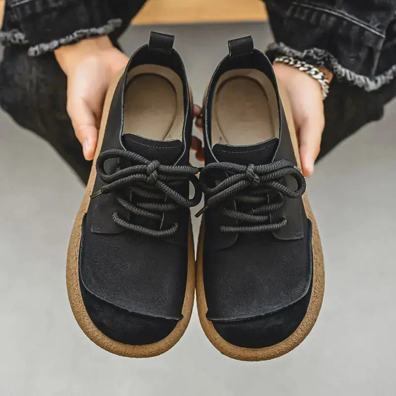 Outdoor Lightweight Men's Retro Low-cut Workwear British Style Shoes Meifu Market