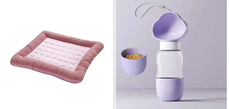 Pet Cooling Pad Bed For Dogs Cats Puppy Kitten Cool Mat Pet Blanket Ice Silk Material Soft For Summer Sleeping Blue Breathable Meifu Market