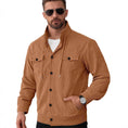 corduroy jacket for men | cotton blend material | casual outerwear jacket | energy saving