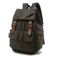 waterproof canvas backpack | 15-inch laptop compartment | vintage travel backpack | energy saving