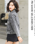 Denim Loose Jjacket Chic Denim Jacket Was Thin College Style Meifu Market