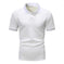 Asymmetric Jacquard Polo – Men's Button Placket Fashion Shirt
