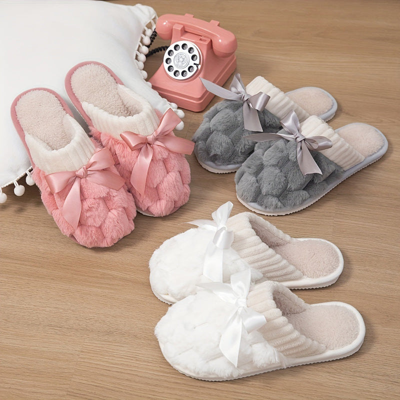 Soft Bottom Slippers Indoor Plush Lining Warm Shoes Meifu Market