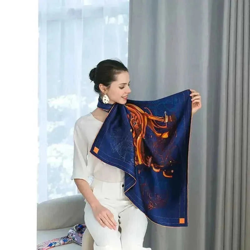 oversized silk scarf for women | extra large lightweight shawl | 100 mulberry silk scarf | energy saving