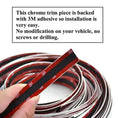 chrome car molding strip | 6 meter adhesive trim | stainless steel auto trim | ultrasonic cleaning
