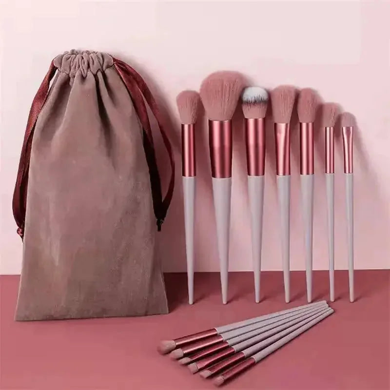 professional makeup brush set | synthetic bristle brushes | cruelty-free makeup tools | energy saving