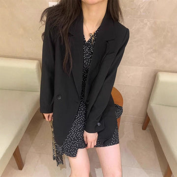 Women's Black Temperament Midi Dress Meifu Market