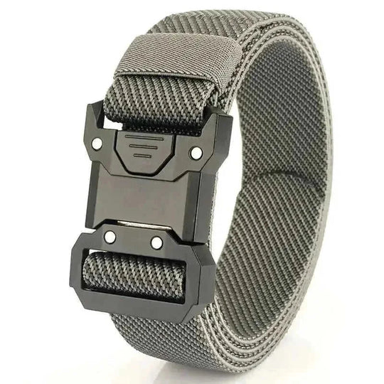 New Quick Release Tactical Release Buckle Braided Elastic Belt Men Sapphire Blue - available style options
