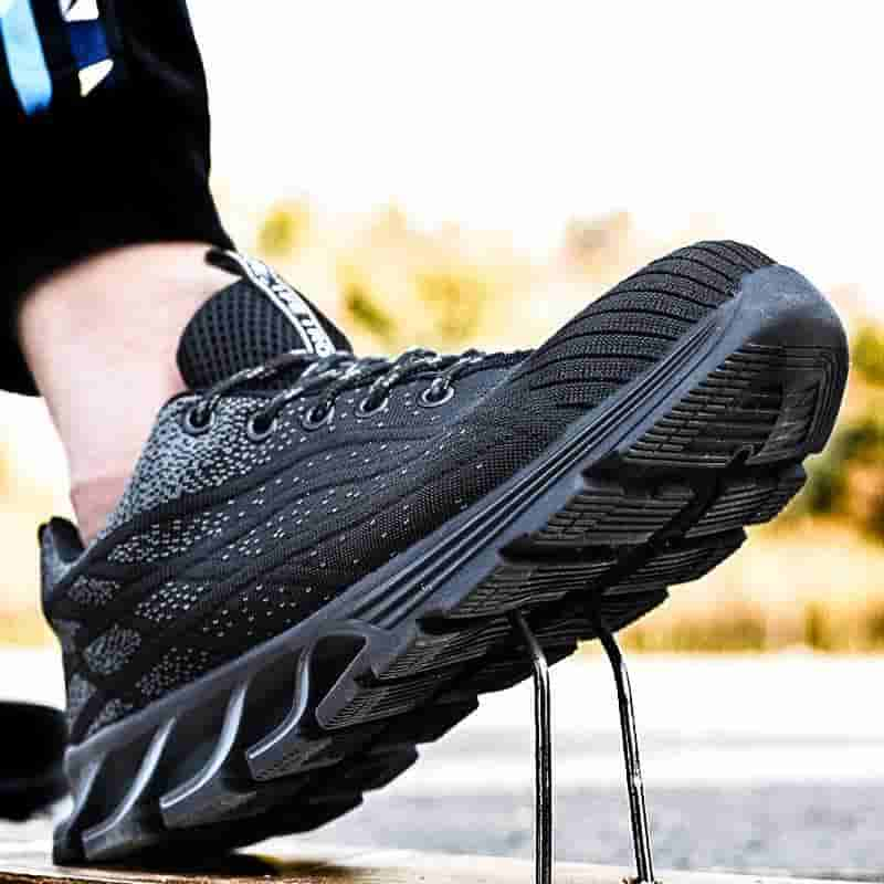 Men Sneakers Indestructible Steel Toe Work Shoes Comfortable Puncture Proof Shoes 