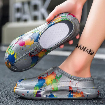 Men's Fashion Platform Pump Chef Hotel Waterproof Food Workshop Work Shoes Durable Garden Slippers Meifu Market