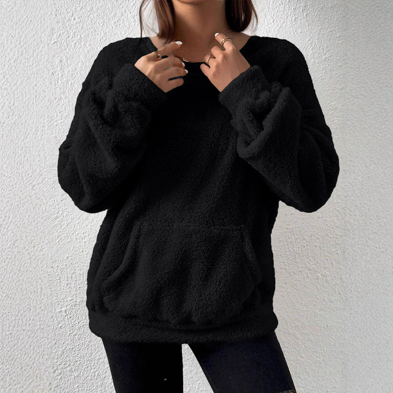 Women's Casual Fashion Solid Color Long-sleeved Sweater Meifu Market