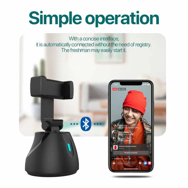 360-degree rotating phone stand | adjustable phone holder for desk | hands-free phone mount | energy saving
