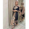 long-sleeve maxi dress | abaya style dress | cotton blend fabric | ultrasonic cleaning