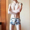 Men's Ice Silk Boxer Briefs Summer Breathable Printed Underwear Meifu Market