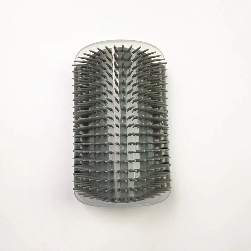 self-cleaning cat brush | silicone grooming comb | wall-mounted pet massager | energy saving