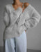 cashmere blend cardigan | oversized fit sweater | longline knitwear | energy saving