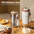vacuum insulated stainless steel | 450ml thermal bottle | portable coffee mug | ultrasonic cleaning