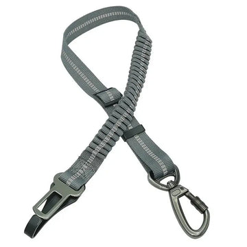 Dog Car Seat Belt - Reflective Retractable Safety Harness with Buffer