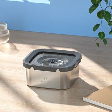 Pet Water Bowl Stainless Steel Floating Bowl Water Feeder Anti-tumble Meifu Market