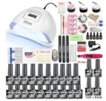 w uv led nail lamp | salon-grade manicure equipment | at-home nail art kit | ultrasonic cleaning