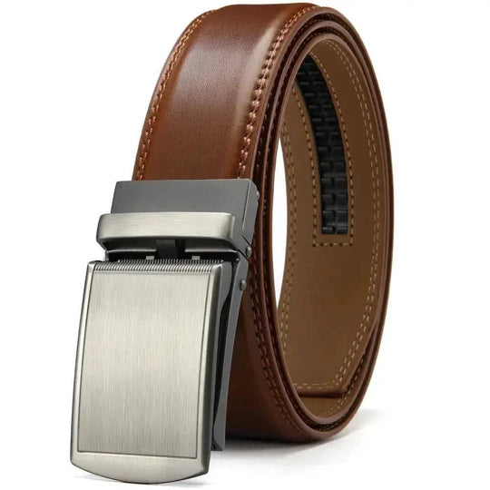 genuine leather belt for men | double-sided reversible belt | alloy grain buckle | energy saving