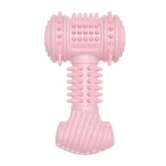 Dog Chew Toy Dogs Teeth Cleaning Toys Indestructible TPR Chewing Bite Resistant Teething Toys Pet Products Green - reverse...