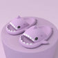 Adult's Slippers Indoor Outdoor Funny Shark Cartoon meifu market