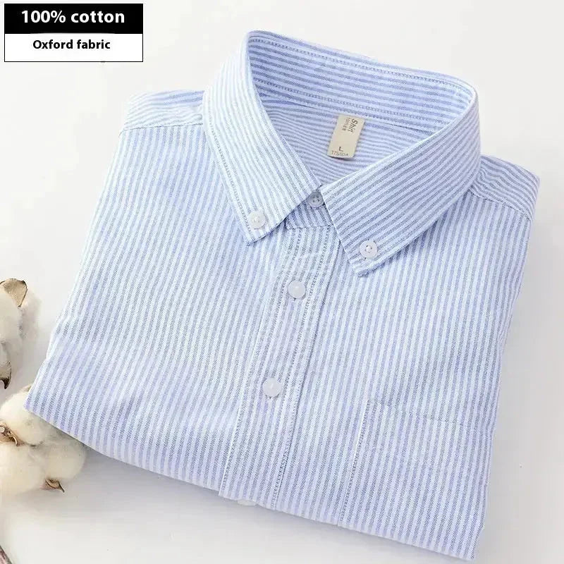 breathable cotton fabric | slim fit long sleeve shirt | wrinkle resistant casual shirt | energy saving